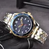 147 Reloj unisex clásico con correa de cuero, reloj de buceo versátil, reloj de cuarzo, reloj AA para hombres de negocios e informal