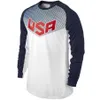 Neues USA-Basketballnationalmannschafts-Sporttrainings-Pullover-Pullover-Designer-Mode-T-Shirt Herrenfarbe Rundhals-Langarm-T-Shirt Gym244U