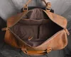 Sacs polochons de luxe Vintage en cuir naturel voyage pour hommes qualité parfaite véritable Duffle avec étui à chaussures