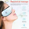 Eye Massager Foldable Wireless Thermal Eye Massager Electric Vibration Air Pressure Eye Massage Device Fatigue Relieve Compress Therapy 231013