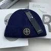 St0ne lsland Beanie Compass patch logo bonnet tricoté 1:1 casquette de synchronisation officielle mode décontractée haute densité élastique tricoté chapeau hiver unisexe chapeau chaud