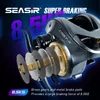 Fly Fishing Reels2 SEASIR Cast-X Double Spool Baitcasting Mico Fishing Reel 7.3 1 High Speed Gear Ratio Fresh Saltwater Magnetic Brake Fishing Coil 231013