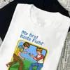 メンズTシャツクラシックヴィンテージ90S Tシャツ女性男性グリム邪悪なシリーズトップスノスタルジア怖いエイリアンスーパーナチュラルグラフィックティーホール303r