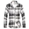 Hoodies masculinos 2023 outono mangas compridas camisas masculinas estilo coreano plus size 6xl 7xl xadrez harajuku blusa