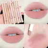 Lip Pencils Lipliner Pencil Matte Velvet Lip Liner Pen Outline Lip Shape Lipstick Pen Waterproof Lasting Non-stick Cup Nude Lip Gloss Makeup 231013