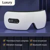 Eye Massager Luxury Eye Massager Airbag Vibration Massage Compress Bluetooth Musik Eye Protection Relieve Trötter Led Display Child Adult 231013
