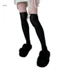 Calcetines de mujer X7YA 1 par de tubo largo para niña medias por encima de la rodilla vestido de estilo princesa
