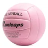 Bollar Pink Volleyball Ball Officiell storlek 5 Inomhus volleyboll för män Kvinnor Youth Outdoor Beach Games Gym Training Sports Waterproof 231013