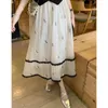 Work Dresses Summer 2 Piece Women Suit Casual Korea Style Tops Midi Skirts Vintage Fashion Elegant Clothes Holiday Party Female Outfits