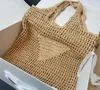 Sac à bandoulière de plage d'été sacs de paille décontracté rotin femmes sacs à main en osier tissé femme fourre-tout grande capacité dame sac voyage sac à main