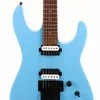 De an M D 24 Floyd Roasted Maple Neck Vintage Blue elektrische gitaar zoals op de foto's