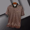 Designer Polo Shirts Men lyx Polos Casual Mens T Shirt Snake Bee Letter Print broderi mode high street man tee