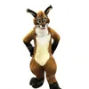 Performance Brown Husky Fox Mascot Costumes Carnival Hallowen prezenty unisex dorosłych gier