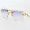 Diamond Cut Sun Glasses Carter Luxury Designer Fashion Classic Sunglasses Mens Accessories Driving Metal Shades Eyewear284A