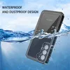 Luxury Waterproof Clear Vogue Phone Case för Samsung Galaxy S23 Ultra S23Fe S21Fe S20fe Rope Outdoor Sports Full Protective Rugged Armor Transparent Shell Anti-Fall