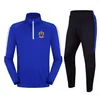 OGC Nice Football Club Men's Training Suit Polyester Jacket Outdoor Jogging Tracks Casual and Bekväm fotboll Suit263G