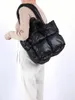 Вечерние сумки Mabula Winter Luxury Peather Down Badded Tote Simbag Simbag стеганые дизайн.