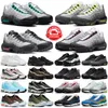 Designer 95 löparskor män kvinnor 95s og neon trippel svart vit stadion grön mörk rödbetor fisk skalor rosa beam skiss mens tränare utomhus sport sneakers