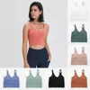 Yoga Align Sports Bra Femmes Deisgners Vêtements de sport Sous-vêtements Réservoirs Camis Antichoc Icône de mode de course Fitness Entraînement U Back S2630