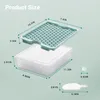 Baking Moulds Mini Ice Hockey Mold Set With Cover Reusable Making Template Accessories