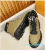 Stivaletto di design Vera scarpa in pelle lucida Custodia in nylon staccabile Combat Outdoor Spessa