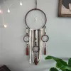 Macrame Dream Catchers dla dorosłych sypialni ręcznie robione łapacz snów boho na ścianie wiszący ornament rzemieślniczy dar truk 1221718