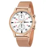 Horloges Luxe Man Horloge 2023 Mode Multi Dial Rose Goud Mannelijke Elektronische Horloges Heren Roestvrij Staal Best Verkopende Gift Orologi Uomo