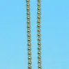 1pcs Whole Gold Filled Necklace Fashion Jewelry Bead Ball Link Chain 2mm Necklace 16-30 Inches Pendant Chain1317x