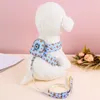 Dog Apparel Pet Cat Chest Strap Leash Cute And Back Walking The Out Teddy Fighting Bago Clothes Small Harness