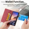 Rfid Flip Beschermhoes Geschikt voor Iphone 15 Telefoon Leren Case Samsung Google Effen Kleur Magnetische Zuig Xiaomi-kaart