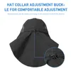 Berets Wide Brim Baseball Cap For Women And Men Summer Sun Protection Cooling Neck Hiking Fishing Outdoor Hat With Flap