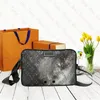 Designer Shoulder Bag ALPHA WEARABLE Messengers bag Wallet totes handbags Monograms Black Classic Plaid pattern leather satchel Men Women Corssbody Camera Bag