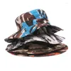 Berretti Uomo Donna Sport all'aria aperta Arrampicata Jungle Camouflage Protezione solare da viaggio Berretto unisex estivo pieghevole Cappello da pescatore a tesa larga W68