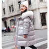 Down Coat 2023 Winter Fashion Children's Jacket Girls Waterproof Tjock Long Big Kids Hooded Snowsuit Tz628