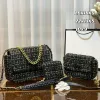 5A Luxurys Designer Bag Lady Designer Top Quality Leather Composite Tote Clutch Shoulder Bag Präglad Flower Shopping Handväska 3 st/Set Combination Påsar 0852