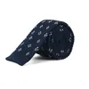 Bow Ties Linbaiway 6cm Krawę na szyi na męską modę Spasek Spasowy Płaski Poliester Wedding Groom Custom Custom Logo
