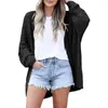Women's Knits 2023 Summer Long Sleeve Knit Tops Bohemian Hollow Out Beach Vacation Large Size Solid Color Knitted Cardigan Jacket