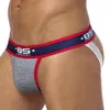 Onderbroek Merk Mannen Mesh Jockstrap Ondergoed G-Strings Thongs Sexy Gay Penis Pouch Bikini Billen Holle Thong276R