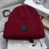 Fashion Design MONKLER Vinyl Logo Brimless Knit Hat High Quality Autumn and Winter Warm Hat