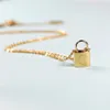 Nieuwe 316L titanium stalen sieraden ketting 18K goud rose zilveren ketting voor heren en vrouwen paar gift2786