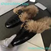 Slippers 2023 Designer shoes classics slipper Genuine 100% wool loafers Muller slippes1 with buckle Fashion women sandals Ladies Casual Fur Flats Size 35-42