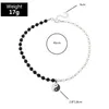 Necklaces For Women Tide Hip-hop Personality And White Pearl Pendant Yin Yang Tai Chi Bagua Necklace Chain Chokers179h
