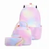 Sacos escolares 3 pc/set para meninas adolescentes crianças estudante mochila de viagem adolescente bolsa de ombro criança mochila feminina