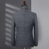 メンズスーツビジネストレンディファッションスーツブレザーメンカジュアルスリムフィットジャケット韓国スタイルプレミアムオフィスウェディングウェディング服
