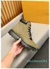 Stivaletto di design Vera scarpa in pelle lucida Custodia in nylon staccabile Combat Outdoor Spessa