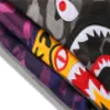 A Bathing Ape Bape kleur camo Tiger Shark brede dubbele hoodie met volledige ritssluiting WZ95