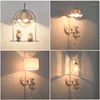 Lampes murales lampe de lecture Vintage LED interrupteur Penteadeira Camarim noir salle de bain luminaires rustique décor à la maison mignon