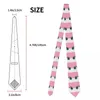 Strikjes Roze Schattige Ogen Stropdas Mannen Casual Polyester 8 Cm Smalle Cartoon Stropdas Voor Heren Pakken Accessoires Das Party