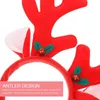 Bandanas Christmas Reindeer Antlers Pała opaska na Atterka cekinowana z akcesorium Bells For Hair Party (Brown)