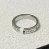 Klasyczne projektant pierścionków ślubnych Pierścienie Zespół Modna pusta Diamentowy pierścionek Pierścień Silverplated Pierścień Designer Jewelry Akcesoria CO239Q